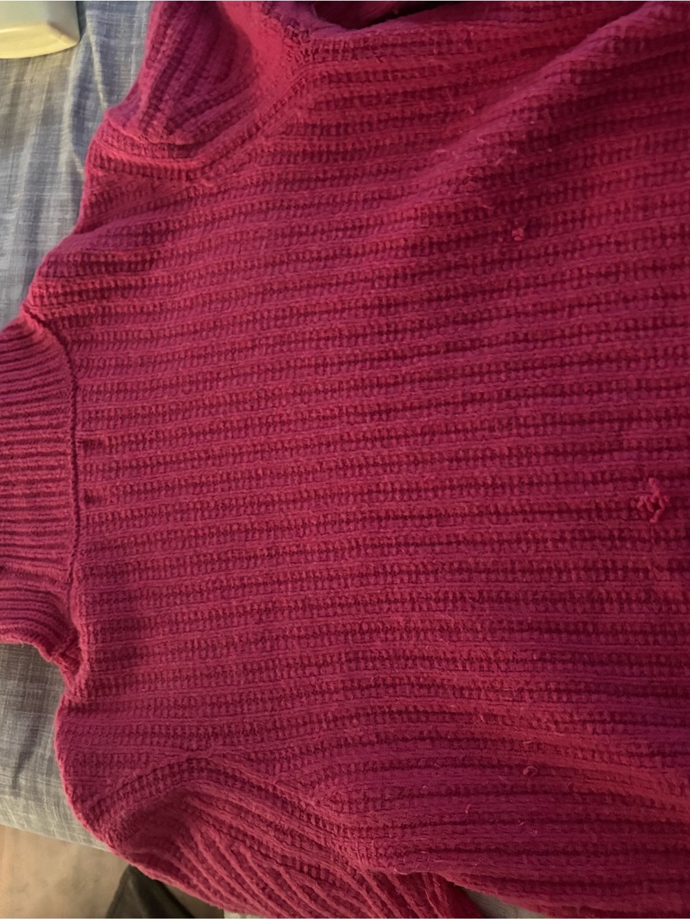 Universal Thread Rose Pink Ribbed Turtleneck Sweater - Picture 2 of 3